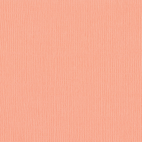 Bazzill Mono Cardstock 12"X12", Coral Cream/Canvas, 80lbs