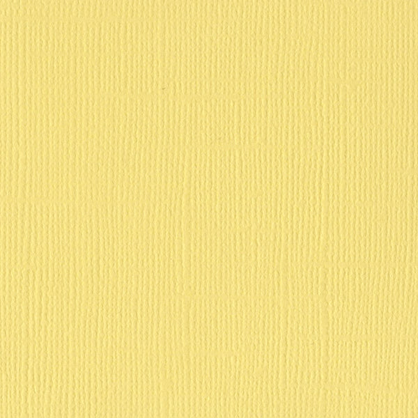 Bazzill Mono Cardstock 12"X12", Lemonade/Canvas, 80lbs
