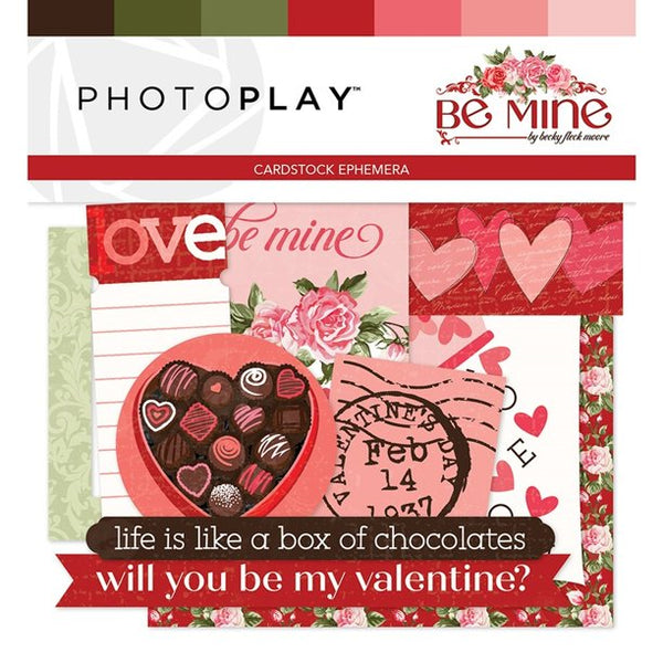 PhotoPlay, Be Mine Ephemera Cardstock Die-Cuts