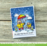 Lawn Fawn, Photopolymer Clear Stamps, Beary Rainy Day