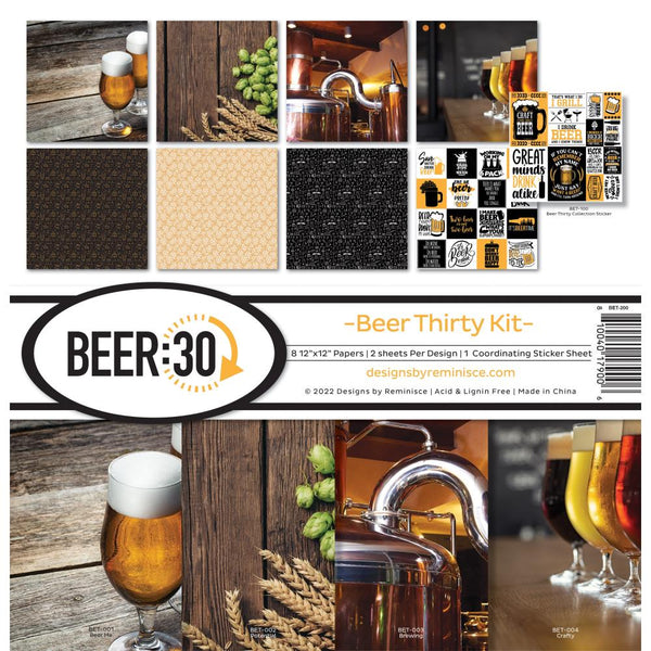Reminisce Collection Kit 12"X12", Beer Thirty