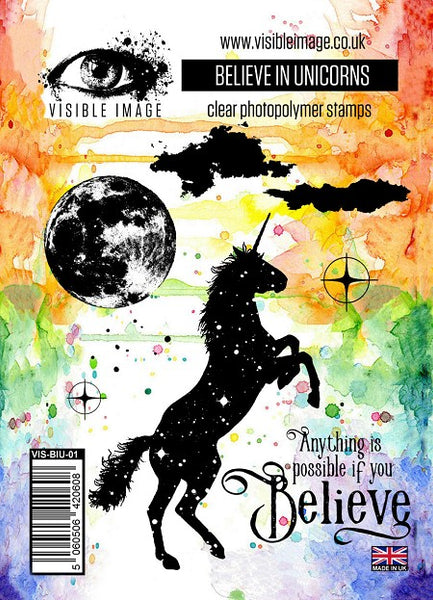 Visible Image, Clear Stamps, Believe in Unicorns