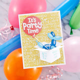 Spellbinders, Etched Dies from Birthday Celebrations Collection, Balloon Party Animal