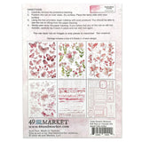 49 And Market, Color Swatch: Blossom Rub-On Transfer Set, 6"X8" 6/Sheets