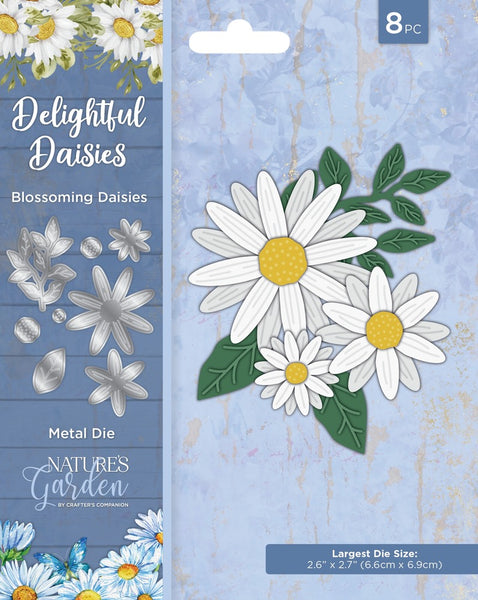 Crafter's Companion, Nature's Garden Delightful Daisies Die, Blossoming Daisies