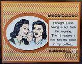 Riley & Company, Rubber Stamps, Boobs In My Coffee