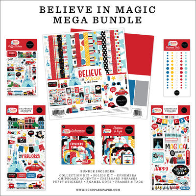 Carta Bella Mega Bundle Collection Kit 12"X12"by Steven Duncan, Believe In Magic