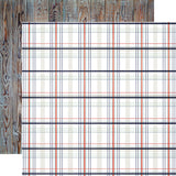 Carta Bella, By The Sea, Double-Sided Cardstock 12"X12", Nautical Plaid