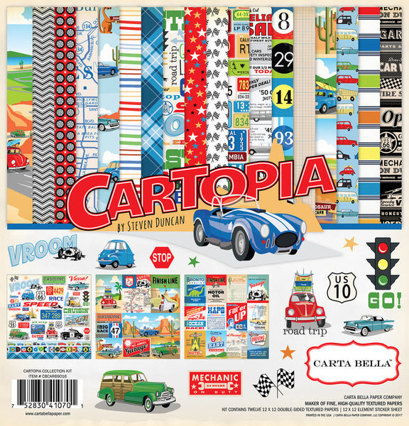 Carta Bella Collection Kit 12"X12", Cartopia - Scrapbooking Fairies