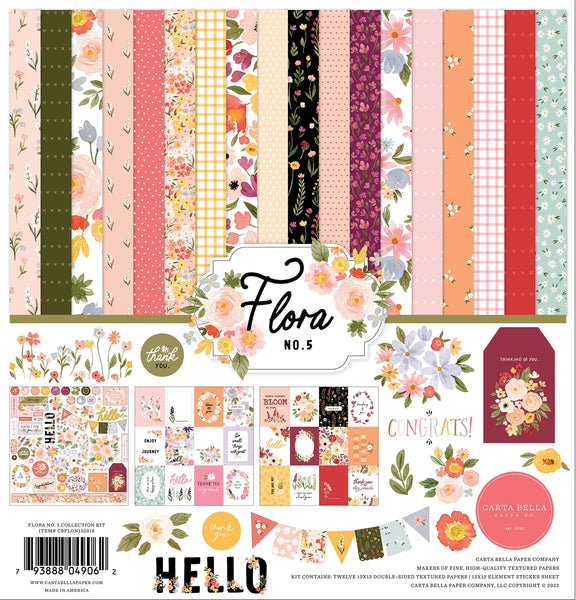 Carta Bella Collection Kit 12"X12", Flora No. 5