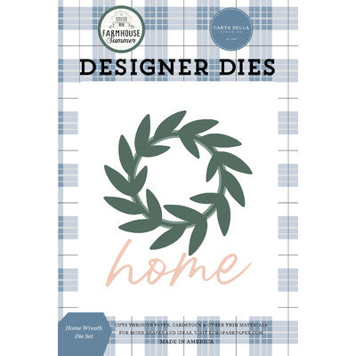 Carta Bella Dies, Farmhouse Summer, Home Wreath