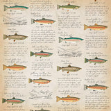Carta Bella, Gone Camping, Double-Sided Cardstock 12"X12", Fish Facts