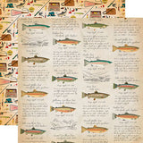 Carta Bella, Gone Camping, Double-Sided Cardstock 12"X12", Fish Facts