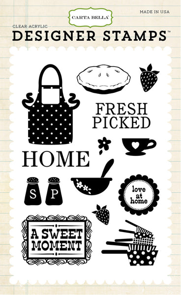 Carta Bella, Home Sweet Home, Clear Stamps