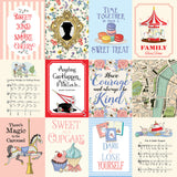 Practically Perfect, Double-Sided Cardstock,12"X12" 3"X4", Journaling Cards