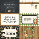 Echo Park, Spring Market Double-Sided Cardstock 12"X12", 4"X6" Journaling Cards - Scrapbooking Fairies