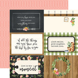 Echo Park, Spring Market Double-Sided Cardstock 12"X12", 4"X6" Journaling Cards - Scrapbooking Fairies