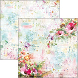 Ciao Bella Double-Sided Cardstock 90lb 12"X12", Wildflowers, Microcosmos