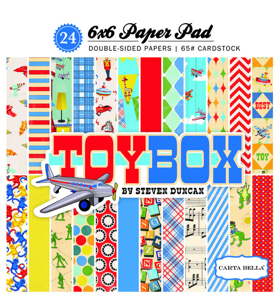 Echo Park Paper, Toy Box 6x6 Paper Pad - Scrapbooking Fairies