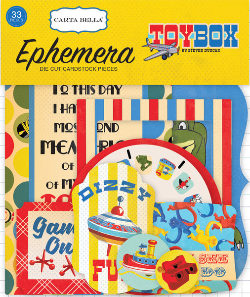 Echo Park Paper, Toy Box Ephemera - Scrapbooking Fairies