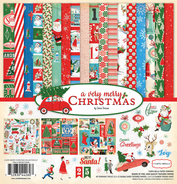 Carta Bella Collection Kit 12"X12", A Very Merry Christmas