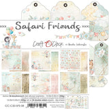 Craft O'Clock, 6X6 Paper Pad, Safari Friends