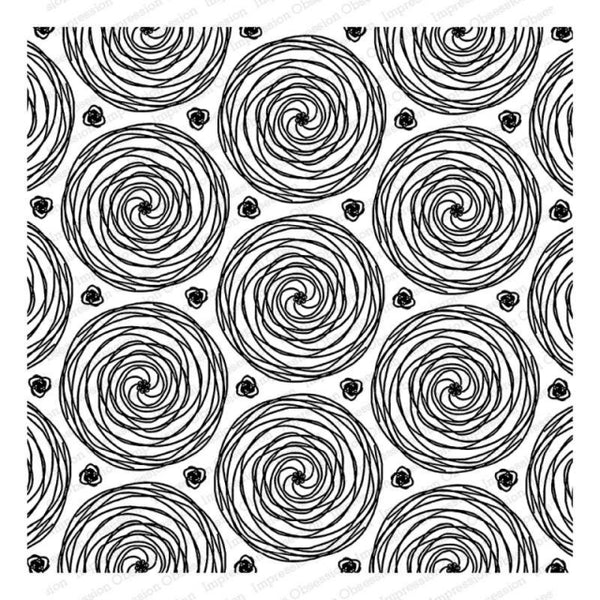 Impression Obsession,  Cover-a-Card Cling Stamps, Spirals