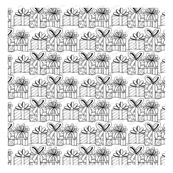 Impression Obsession,  Cover-a-Card Cling Stamps, Presents