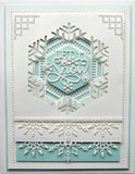 Creative Expressions, Craft Dies by Sue Wilson, Festive Collection, Lace Snowflake Frame