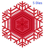 Creative Expressions, Craft Dies by Sue Wilson, Festive Collection, Lace Snowflake Frame