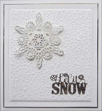 Creative Expressions, Craft Dies by Sue Wilson, Festive - Industrial Chic, Snowflake