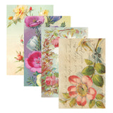 Spellbinders, 6X9 Paper Pad, Flea Market Finds Collection by Cathe Holden, Florals Palette Sampler (CH-010)