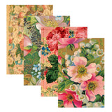 Spellbinders, 6X9 Paper Pad, Flea Market Finds Collection by Cathe Holden, Florals Palette Sampler (CH-010)