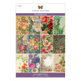 Spellbinders, 6X9 Paper Pad, Flea Market Finds Collection by Cathe Holden, Florals Palette Sampler (CH-010)