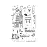 Hero Arts Clear Stamps & Dies Combo, 4"x6", Build A Castle