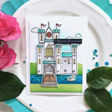 Hero Arts Clear Stamps & Dies Combo, 4"x6", Build A Castle