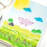 Hero Arts, Clear Stamps 6"X8" Vineyard HeroScape