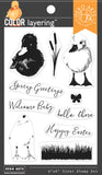 Hero Arts Color Layering Clear Stamps 4"X6", Duckling