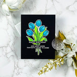 Hero Arts Clear Stamps 4"X6", Tulip Bouquet