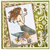 Stampendous, Cling Stamps, Mermaid