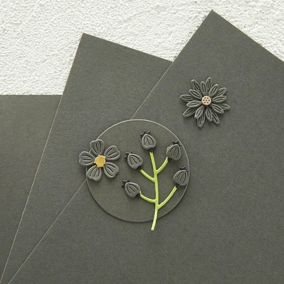 Spellbinders Color Essentials Cardstock 8.5"X11", Graphite (100 lbs) (Sold Individually)