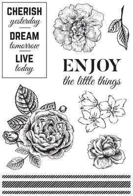 Kaisercraft, Wandering Ivy Clear Stamp - Scrapbooking Fairies