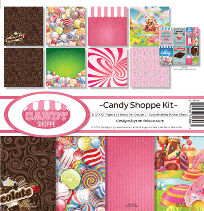 Reminisce, Collection Kit 12"X12", Candy Shoppe Kit