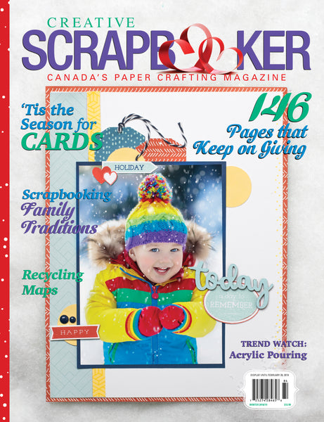 2018/2019 Creative Scrapbooker Magazine, Winter, Issue