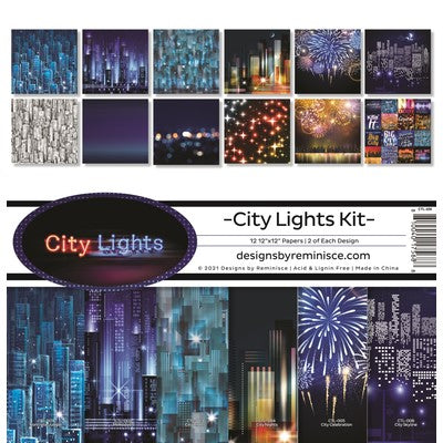 Reminisce Collection Kit 12"X12", City Lights