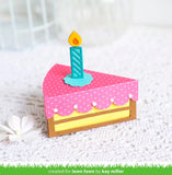 Lawn Fawn, Lawn Cuts Custom Craft Die, Cake Slice Box