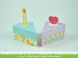 Lawn Fawn, Lawn Cuts Custom Craft Die, Cake Slice Box