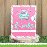Lawn Fawn Clear Stamps 3"X4", Car Critters