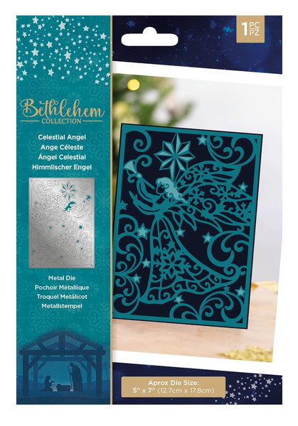 Crafter's Companion, Bethlehem Collection Create a Card Die, Celestial Angel