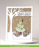 Lawn Fawn, Clear Stamps & Dies Combo, Cheery Christmas (LF1216 & LF1217)
